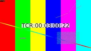 Five minutes test video with timecode - no sound