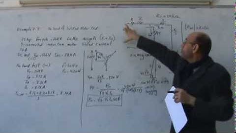 Induction Motors, Part XVIII: Example on No Load and Locked Rotor Test (2 or 4), 2/1/2013