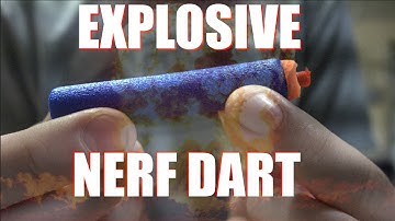 EXPLOSIVE NERF DARTS!!!
