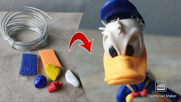 Donald Duck| Polymer Clay| by AJ Sculpture
