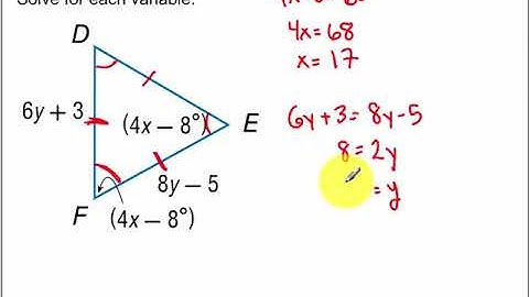 4.6 - Isosceles and Equilateral Triangles