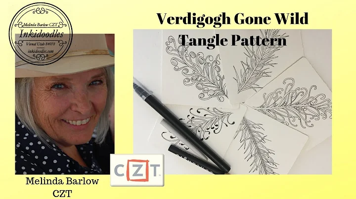 Verdigogh Gone Wild Tangle Pattern  Art Lesson #440