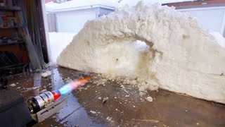 Using RC Jet Engine to Clear Some Snow by Warped Perception 960,780 views 3 years ago 8 minutes, 54 seconds