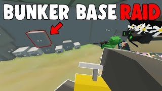 HE LOGGED IN WHILE WE WERE RAIDING HIM! 😱 - Unturned High Loot Base Raid