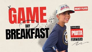 Kids Healthy Breakfast Before Big Hockey Game | Kid Athlete Omelet Recipe! screenshot 2