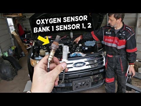 FORD EDGE BANK 1 SENSOR 1, BANK 1 SENSOR 2 REPLACEMENT  AND LOCATION.  LINCOLN MKX