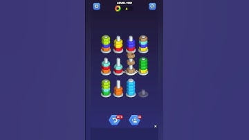 nut sort game/ level 1951 #shorts #ammycandycrush #gameplay #puzzlegames #mobilegames