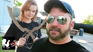 Burnie Vlog: Making a Sword