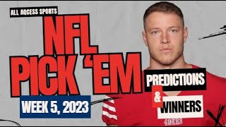 NFL Week 5 Picks \& Predictions | 2023 NFL Pick'Em Week Five Winners - ALL AQCESS Sports