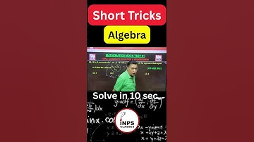 🔥 Solve ALGEBRA in Seconds! | JEE Main & NIMCET Short Trick