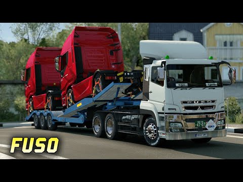 Fuso Antar Truk  Ke Sulawesi Permainan  Euro Truck 