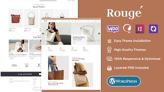 Rouge Woocommerce Theme - Templatetrip