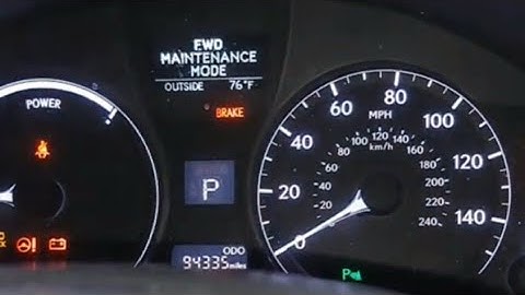 How to put a Lexus/Toyota hybrid vehicle in to maintenance mode #lexus #automotive #mechanic