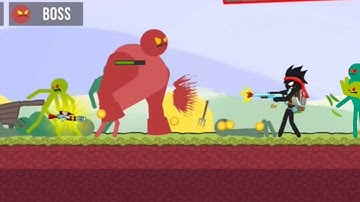 The BOSS!! Stickman vs Zombies GAMEPLAY Chapter 3 Level 1-30