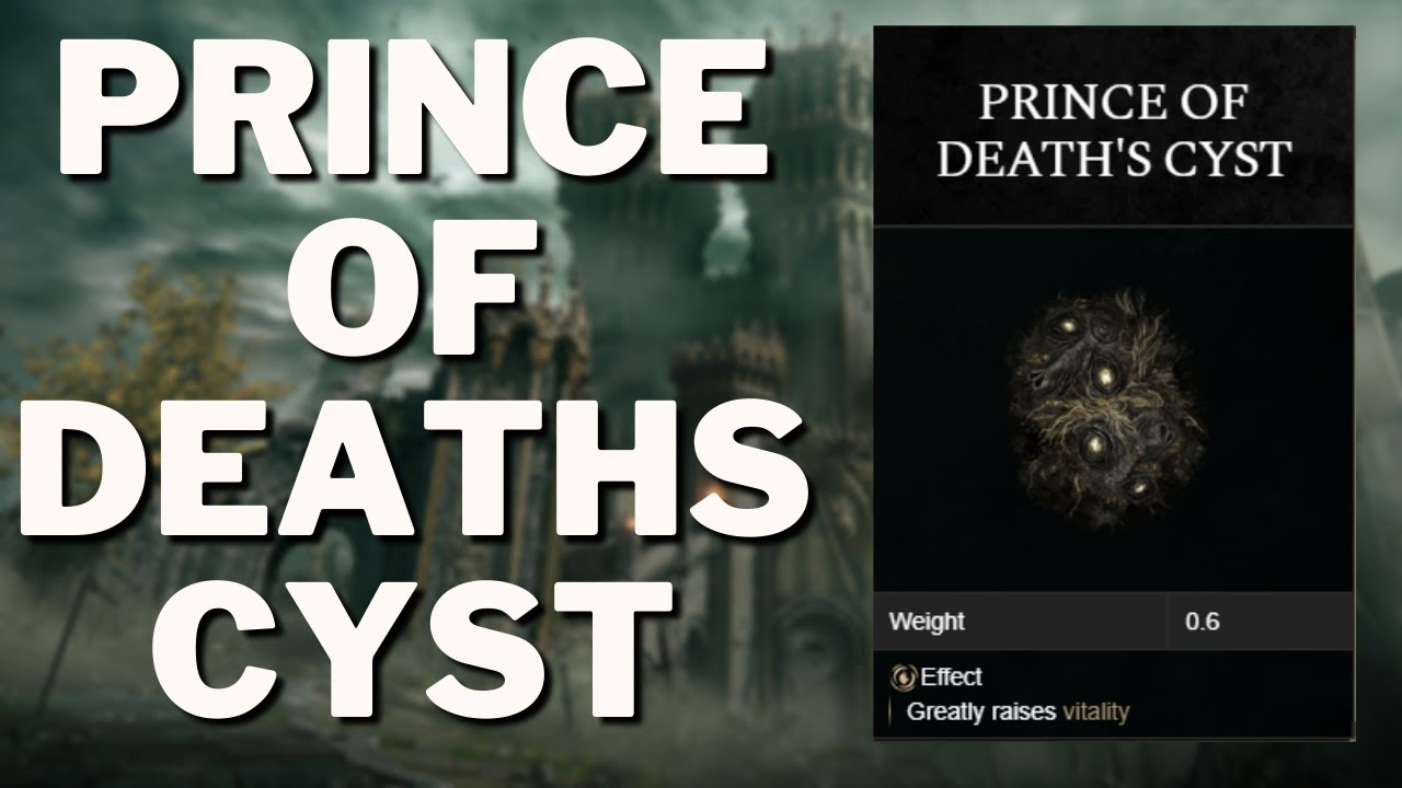 Elden Ring Talisman Guide Prince of Deaths Cyst Location YouTube