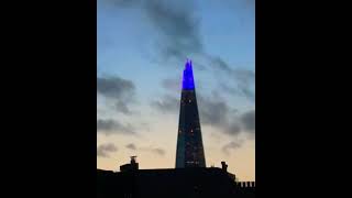 Thr Shard, London - Christmas Lights - Timelapse video