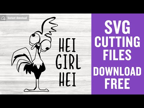 Hei Girl Hei SVG Free Cutting Files for Cricut Silhouette Instant Download