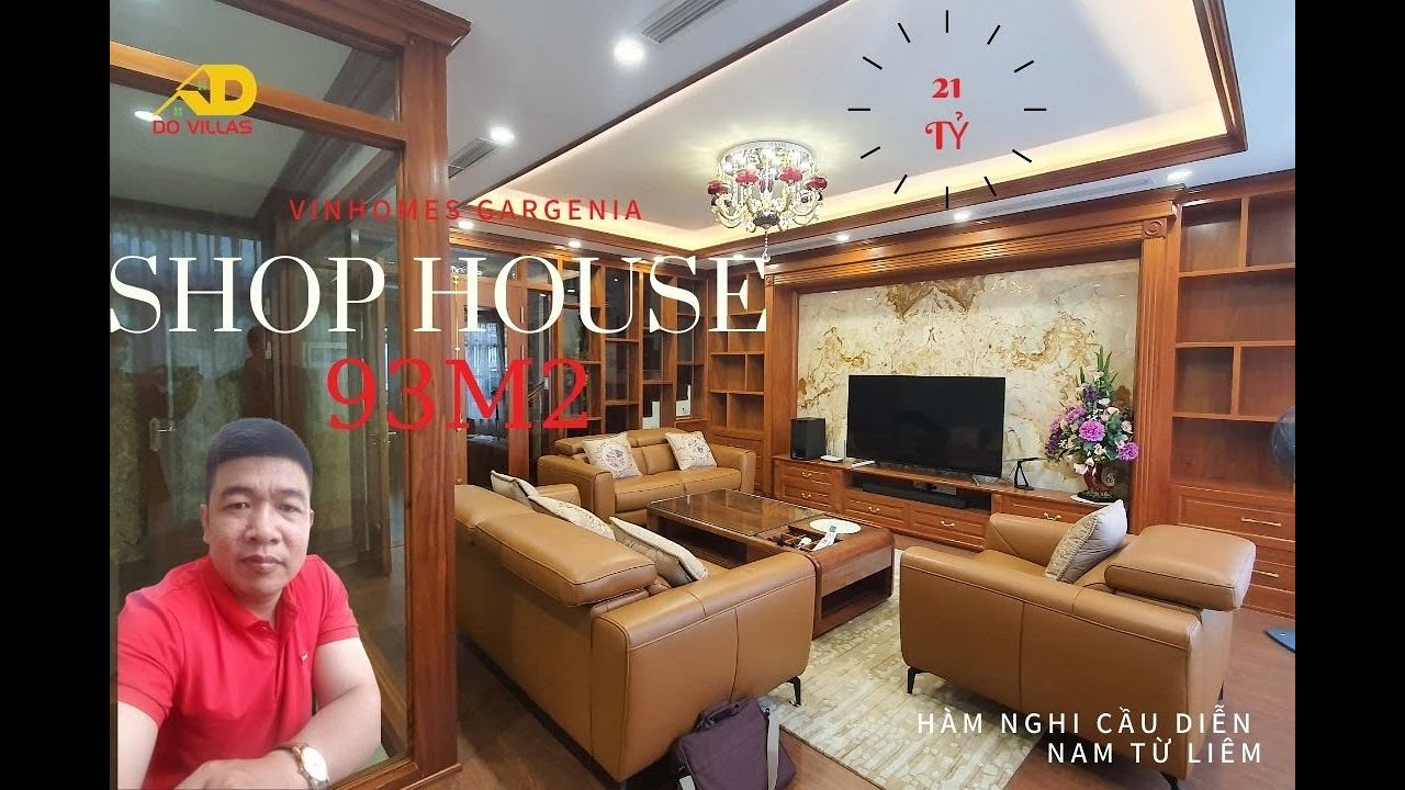 Bán Shophouse 93m2 Hoàn Thiện nội thất đẹp Vinhomes... - youtube