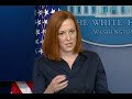 Reporter uses Republican framing on question for Jen Psaki, INSTANTLY regrets it