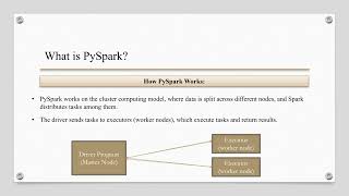 PySpark Interview Questions | What is PySpark #pyspark #pysparkProgramming #spark