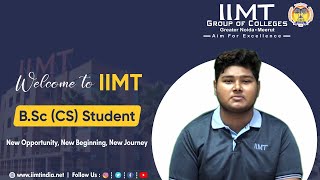 Mr Hemant Bsc Cs Student First Day At Campus Iimt Group Of Colleges Greater Noida