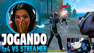 JOGANDO 1x4 CONTRA UMA STREAMER