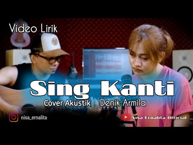 Denik Armila - Sing kanti Cover akustik // Video lirik class=