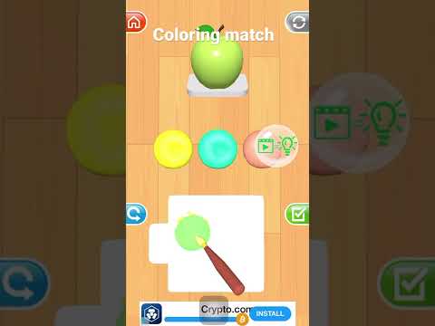 Coloring match apple Iphone game app store