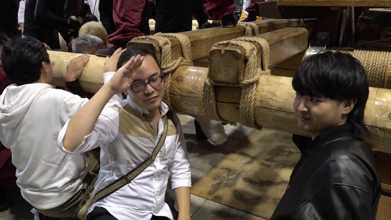 #喜光地太鼓台2024　お待たせいたしました。今年も始まります　練習　組み立て　イベント広場喜光地太鼓台特集　＃喜光地太鼓台　＃新居浜太鼓祭り