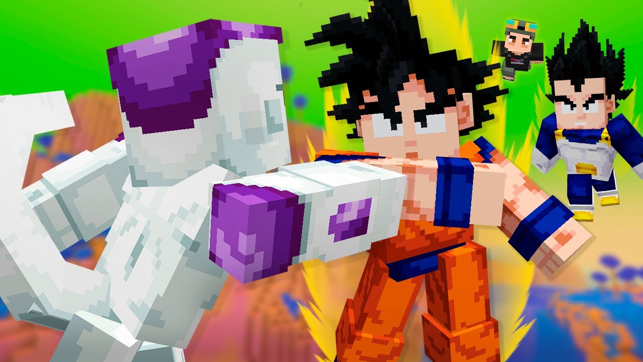 DRAGON BALL Z pero EN MINECRAFT