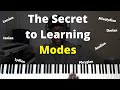 Learn your MODES on the piano to help your improvise | Learn all 7 Major Scale Modes