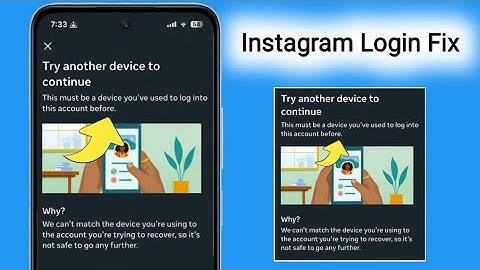 How to Fix Instagram "Try Another Device to Continue" Problem | 100% Working Solution (2025)