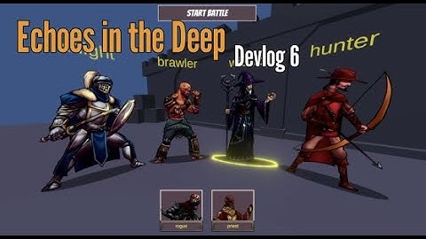 Echoes in the Deep Devlog 6 - Party Selection