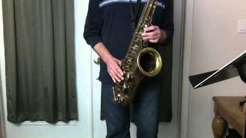 Mastering the Blues Scale Vol. 1 Lesson 3-Funk Tenor Clip