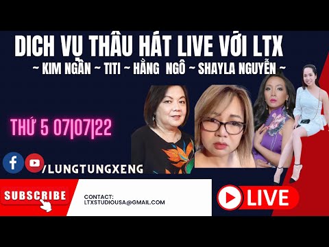 Dịch Vụ Thâu Hát Với LTX – Kim Ngân , Titi, Hằng Ngô, Shayla Nguyễn