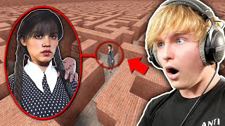 WEDNESDAY ADDAM in a MAZE!! (Garry's Mod Sandbox)