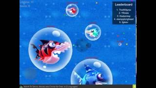 Shark Family Simulator - Hungry Fish War Finding Color Dots iOS Gameplay screenshot 3