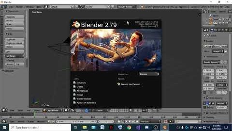 Short Introduction About The Different Menus in Blender 2.79 (32bit)