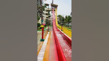 Thumbnail of Tallest and Most thrilling Waterpark Ride😱 #bindasskavya #trendingonshorts #shorts