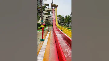 Tallest and Most thrilling Waterpark Ride😱 #bindasskavya #trendingonshorts #shorts