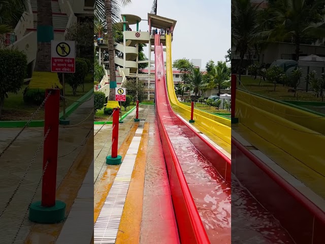 Tallest and Most thrilling Waterpark Ride😱 #bindasskavya #trendingonshorts #shorts class=