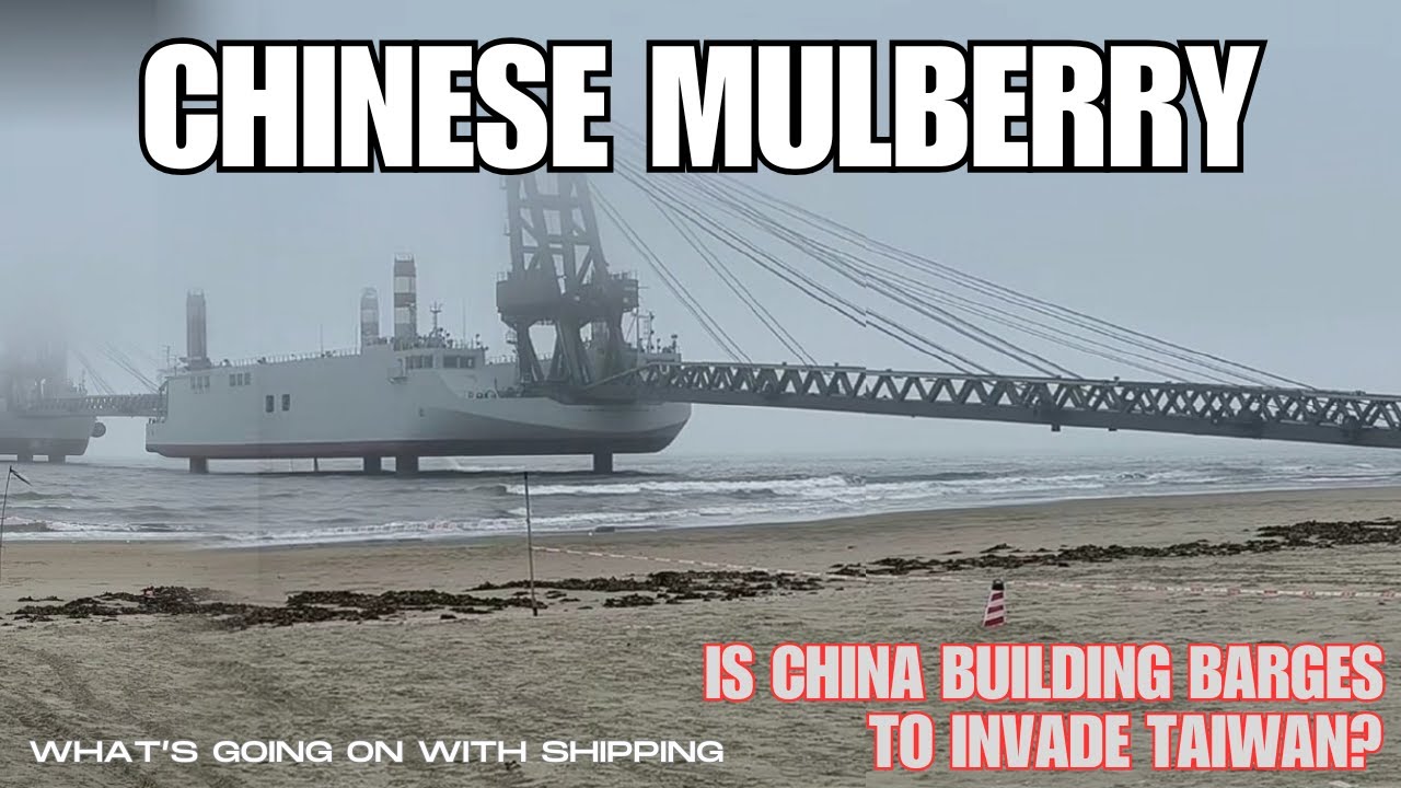 Chinese Mulberry | Is China Building Ships To Invade Taiwan? | Logistics Over the Shore (LOTS)