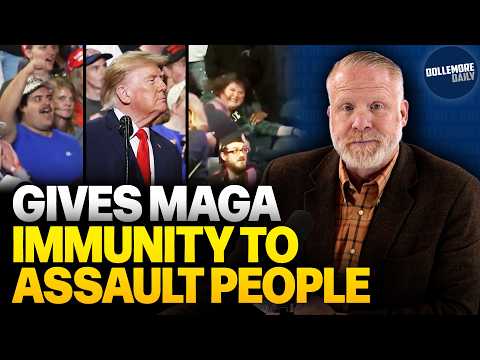 VIDEO: Trump Attacks Protester While She's Brutally Beaten by His Supporters