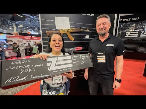 Zastava Arms SURPRISES Yoki With A Gift // SHOT Show 2024