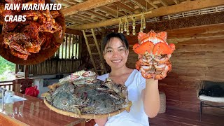 I made a Raw Marinated Crabs for the firsttime | Buttered Seafoods 