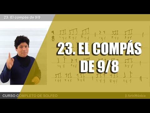23. CURSO COMPLETO DE SOLFEO ♬: el compás de 9/8