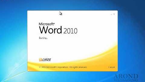 Using Word 2010 - Launch a Dialog Box