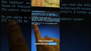 Update ALL Apps in 1 Click! 🔥 Windows Secret Trick #shorts
