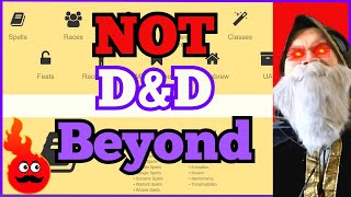 SECRET Dungeons and Dragons Website for NOOBS and Veteran Players (Not D&D Beyond)🤯