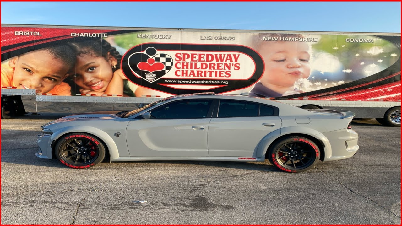 Texas Motor Speedway Laps For Charity In a Hellcat Redeye